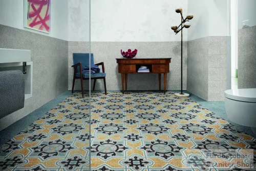 Marazzi D_Segni Scaglie Grey 20x20 cm-es padlólap M1L0