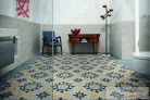 Marazzi D_Segni Scaglie Blue 20x20 cm-es padlólap M1L1