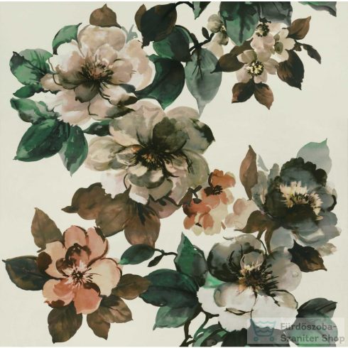 Marazzi Eclettica Decoro Peony Cream 120x120 cm-es dekorcsempe M2U7
