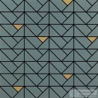 Marazzi Eclettica Bronze Mosaico Sage 40x40 fali csempe M3JF