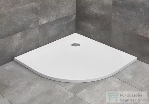 Radaway Zantos A 90x90 íves műmárvány zuhanytálca fehér M3ZNA9090-06