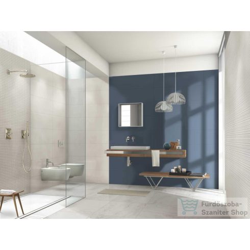 Marazzi Colorplay Cream struttura 3D mikado 30x90 cm-es fali csempe M4JY