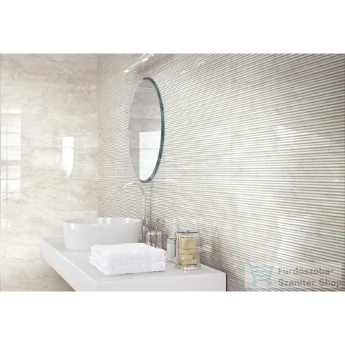 Marazzi Marbleplay Calacatta Rett. 30x90 fali csempe M4NW