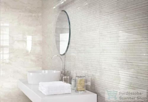 Marazzi Marbleplay Calacatta Rett. 30x90 fali csempe M4NW