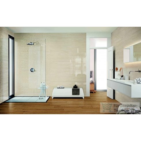 Marazzi Marbleplay str mikado travertino 30x90 cm-es fali csempe M4P7