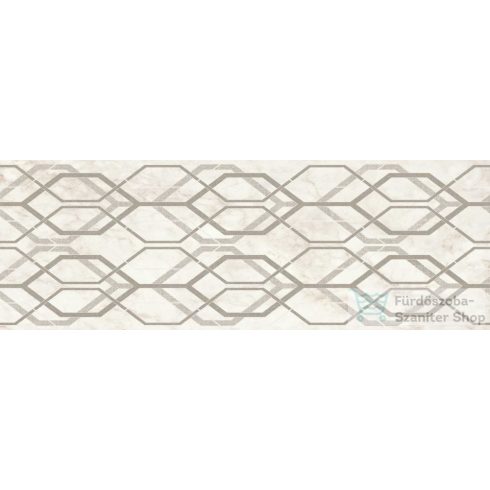 Marazzi Marbleplay Decoro Net Calacatta 30x90 cm-es fali dekor csempe M4Q1