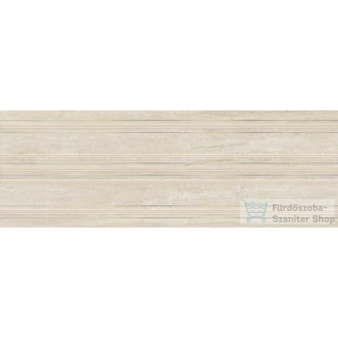 Marazzi Marbleplay Decoro Classic Travertino 30x90 cm-es fali dekor csempe M5LK