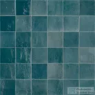 Marazzi Zellige Petrolio Lux 10x10 fali csempe M5P6