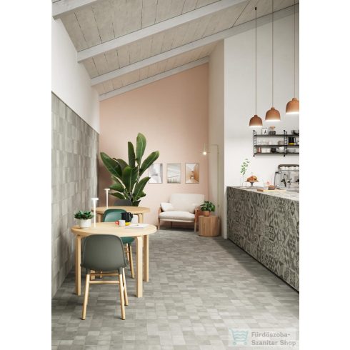 Marazzi D_Segni Blend Decoro Mix Grigio 20x20 cm-es padlólap M60A