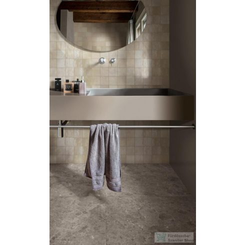 Marazzi Mystone Gris Du Gent Taupe Rett.75x75 cm-es padlólap M699