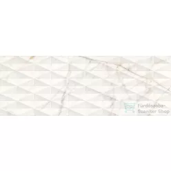   Marazzi Allmarble Wall Golden White Struttura Pavé Satin 3D 40x120 fali csempe M6TK