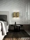 Marazzi Allmarble Wall Golden White Struttura Pavé Satin 3D 40x120 fali csempe M6TK