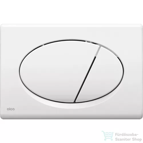 Alcaplast nyomólap fényes fehér M70