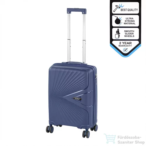 Leziter TraveLux Endure kabinbőrönd keményfedeles 55x40x20 cm sötét kék M7905-BLU20