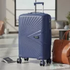 Leziter TraveLux Endure kabinbőrönd keményfedeles 55x40x20 cm sötét kék M7905-BLU20