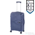 Leziter TraveLux Endure közepes bőrönd keményfedeles 68x45x25 cm sötét kék M7905-BLU24