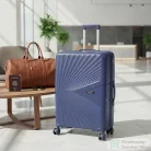 Leziter TraveLux Endure közepes bőrönd keményfedeles 68x45x25 cm sötét kék M7905-BLU24