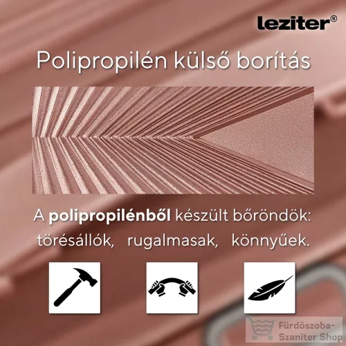 Leziter TraveLux Endure kabinbőrönd keményfedeles 55x40x20 cm barackrózsaszín M7905-RG20