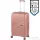 Leziter TraveLux Endure nagy bőrönd keményfedeles 76x50x29 cm barackrózsaszín M7905-RG28
