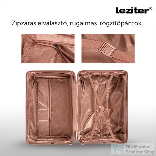 Leziter TraveLux Endure nagy bőrönd keményfedeles 76x50x29 cm barackrózsaszín M7905-RG28