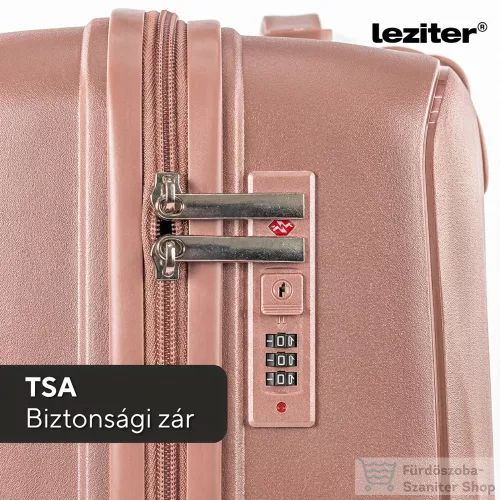 Leziter TraveLux Endure nagy bőrönd keményfedeles 76x50x29 cm barackrózsaszín M7905-RG28