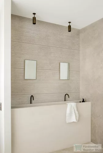 Marazzi Mystone Limestone Taupe Rett. 75x75 cm-es padlólap M7E5