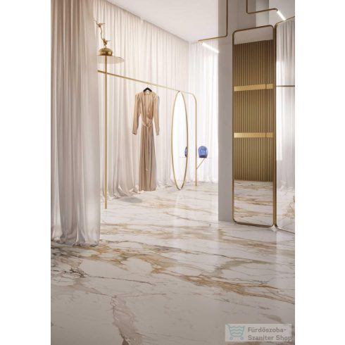 Marazzi Grande Marble Look Calacatta Vena Vecchia Satin Rettificato 160x320 cm-es padlólap M7G5