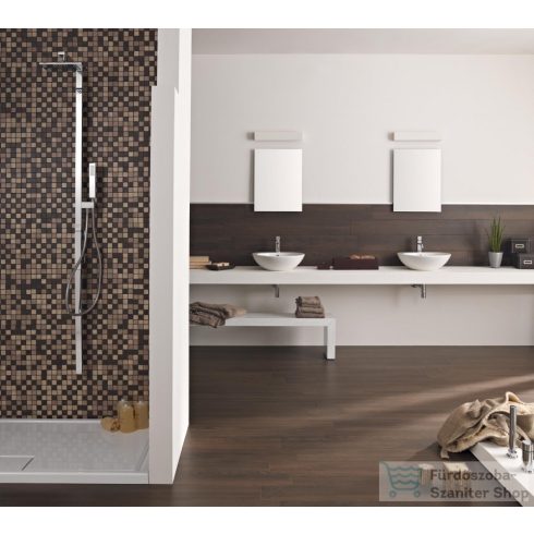 Marazzi Treverk Wenge Rett.15x120 cm-es padlólap M7W5