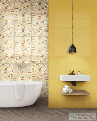 Marazzi Cloud Decoro Mandala Cream 20x50 fali csempe M89F