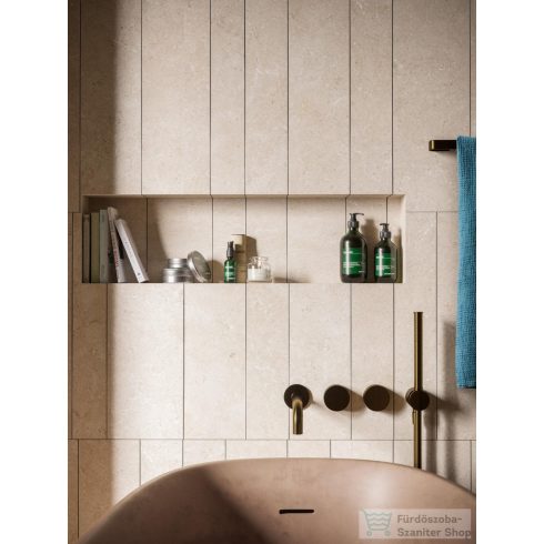 Marazzi Magnifica Limestone Sand Mosaico Strip 60x180 cm-es fali dekor csempe M8FP