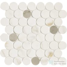   Marazzi Magnifica Calacatta Gold Mosaico Circle 31x31 cm-es fali csempe M8FU
