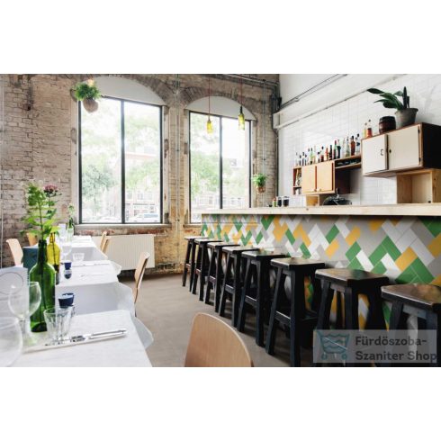 Marazzi Hello Lux Grey 7,5x15 cm-es fali csempe M8FW