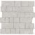 Marazzi Mystone Moon White Mosaico Spaccatella 30x30 cm-es padlólap M8LJ