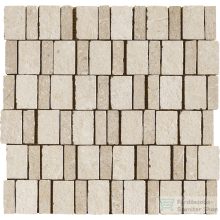   Marazzi Mystone Limestone Sand Mosaico Mix 30,5x30 cm-es padlólap M8LN