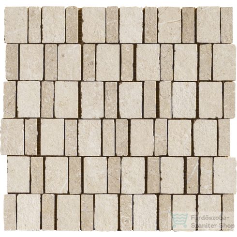 Marazzi Mystone Limestone Sand Mosaico Mix 30,5x30 cm-es padlólap M8LN