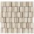 Marazzi Mystone Limestone Sand Mosaico Mix 30,5x30 cm-es padlólap M8LN