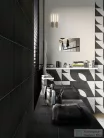 Marazzi Scenario Nero 20x20 cm-es padlólap M8R8