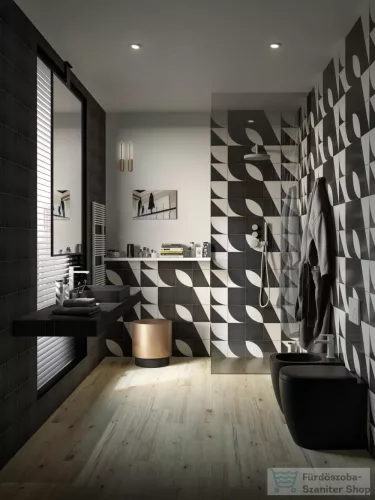 Marazzi Scenario Nero 20x20 cm-es padlólap M8R8