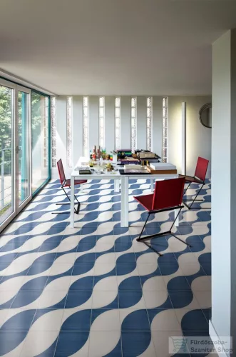 Marazzi Scenario Tappeto 2A Blu 20x20 cm-es padlólap M8RD