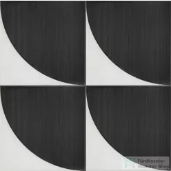 Marazzi Scenario Tappeto 2A Nero 20x20 cm-es padlólap M8RF