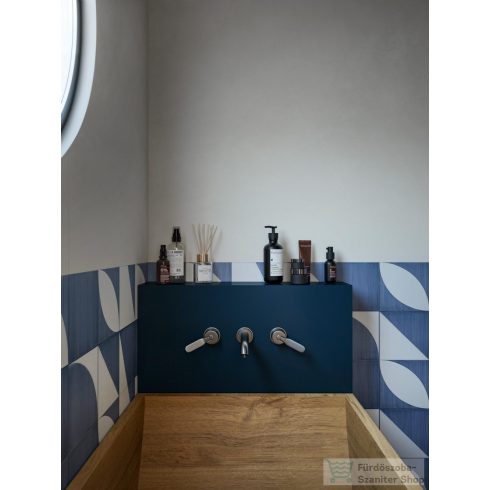 Marazzi Scenario Decoro Mix Blu 20x20 cm-es padlólap M8RJ