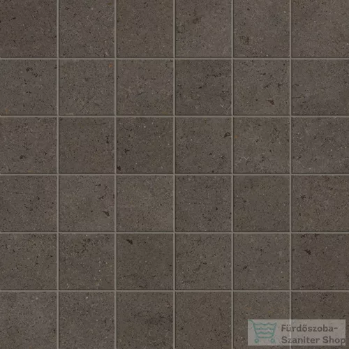 Marazzi Terratech Mosaico Grafite Tessere 5x5 Rett. 30x30 cm-es padlólap M8Y9