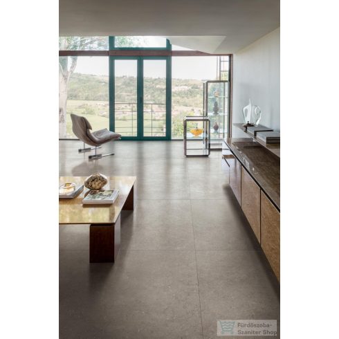 Marazzi Mystone Limestone Taupe Rett. 120x120 cm-es padlólap M909