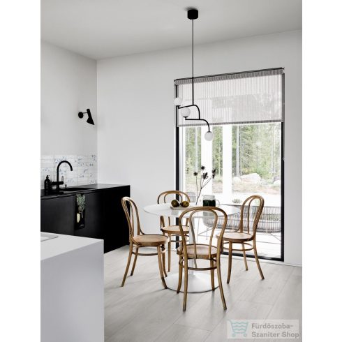 Marazzi Rice Decoro Leaf Bianco Lux 5x15 cm-es padlólap M96T