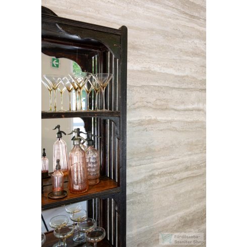 Marazzi Mystone Travertino Silver Rett.90x180 cm-es padlólap M99S