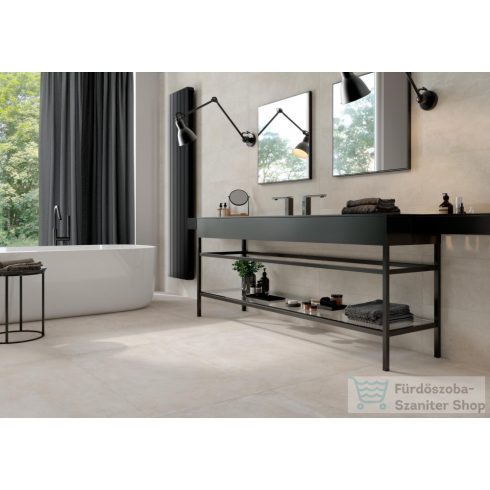 Marazzi Plaza White Rett. 60x120 cm-es padlólap M9A9