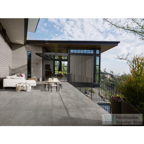 Marazzi Plaza Grey Str.Rett. 60x120 cm-es strukturált padlólap M9AS