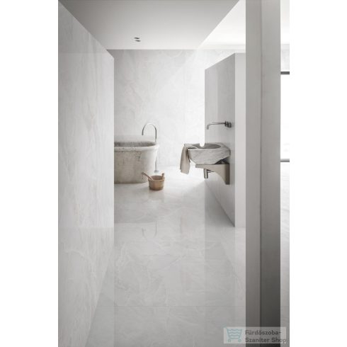 Marazzi Grande Marble Look Onice Bianco Lux Rett. 120x278 cm-es padlólap M9D1
