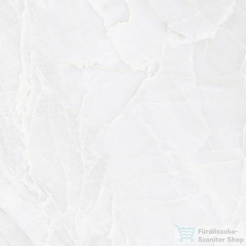 Marazzi Grande Marble Look Onice Bianco Lux Rett.120x120 cm-es padlólap M9D4