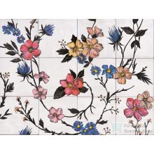   Marazzi Rice Decoro Garden B Bianco 45x60 cm-es dekorcsempe/padló dekor M9E6